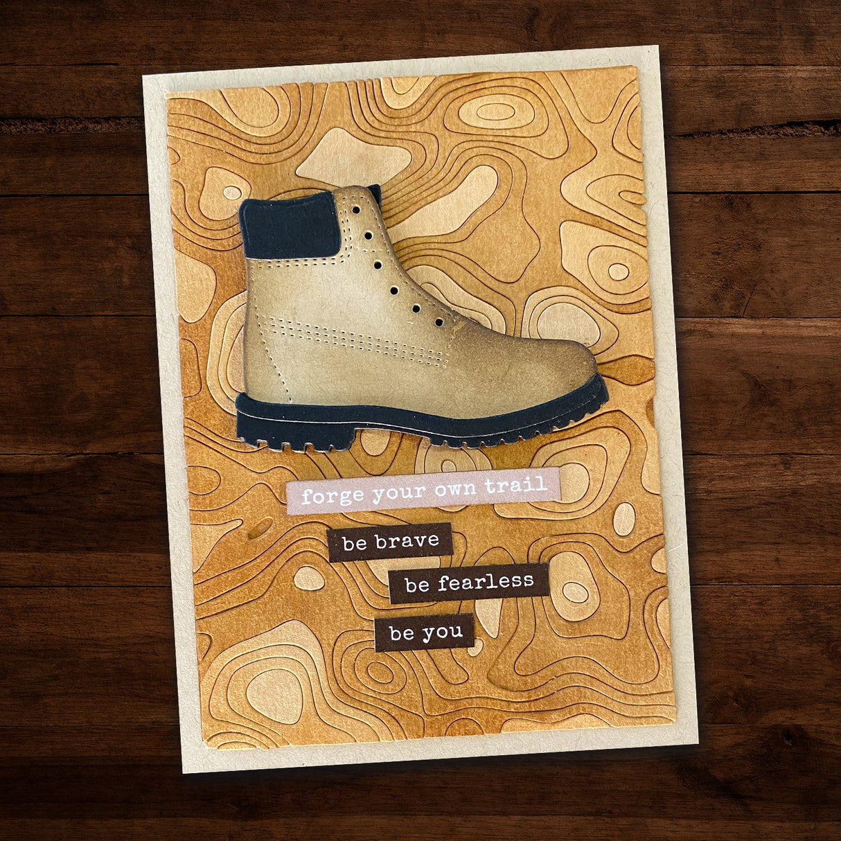 Topographic Background Metal Cutting Die 19148 DISCONTINUED - Paper Rose Studio