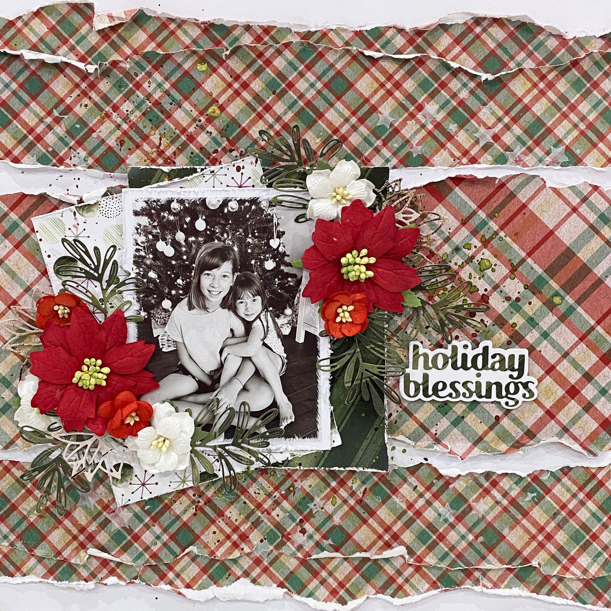 Christmas Plaid 12x12 Paper Collection 19958 - Paper Rose Studio