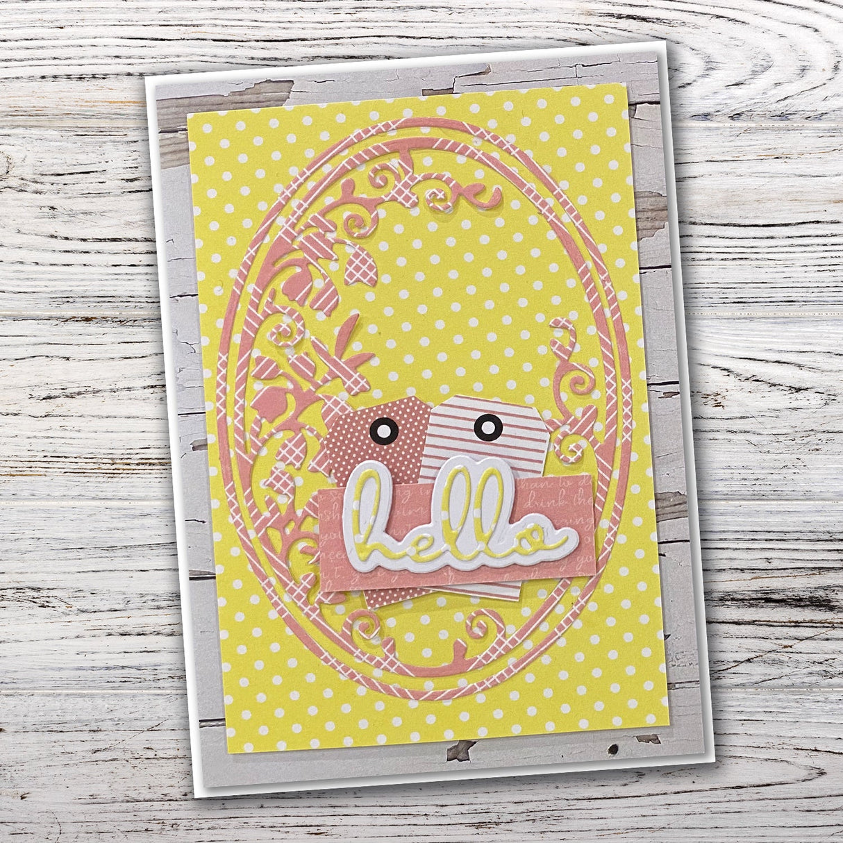 Spring Oval Frame Metal Cutting Die 20234 - Paper Rose Studio