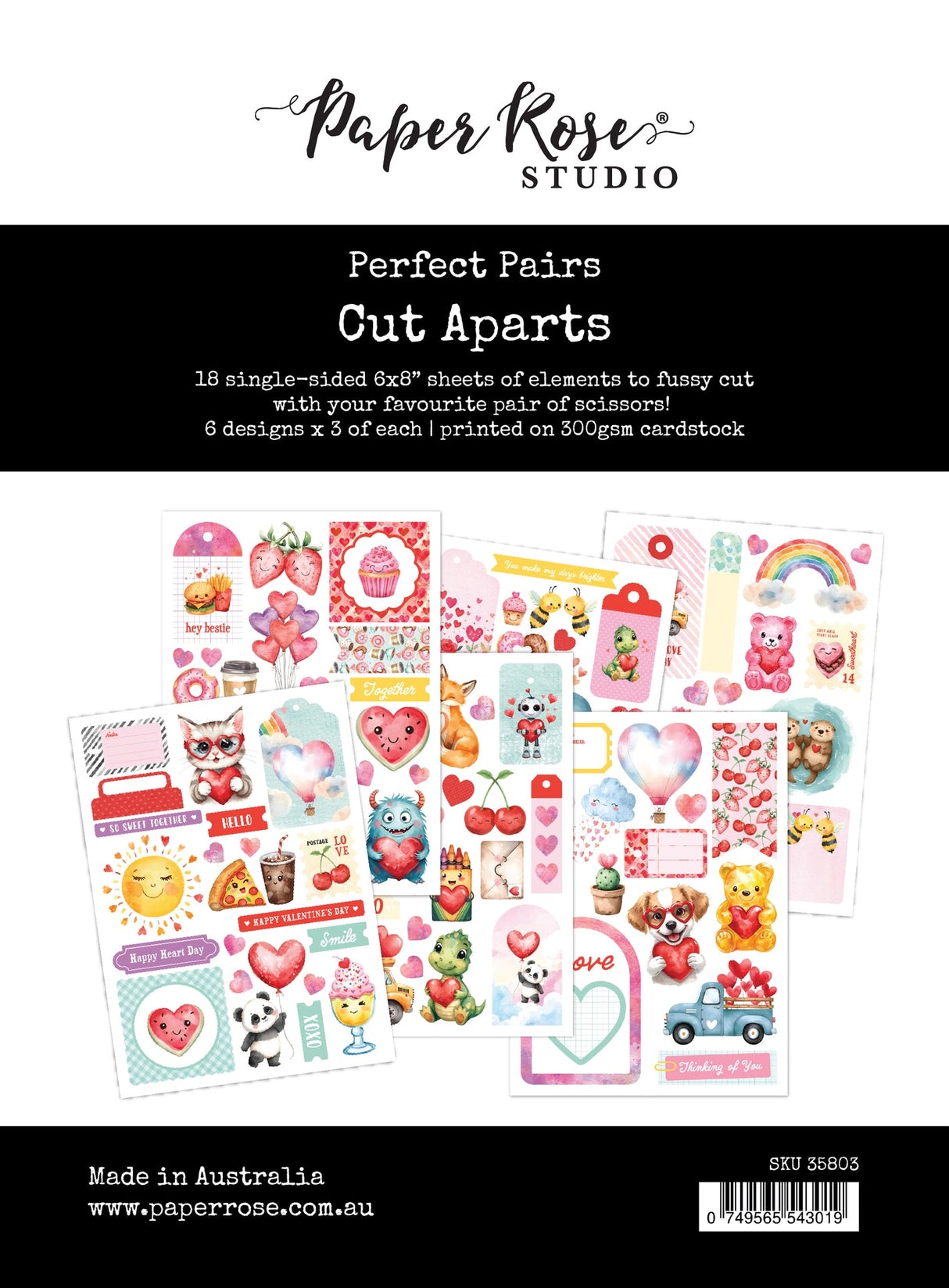 Perfect Pairs 6x8" Cut Aparts 35803