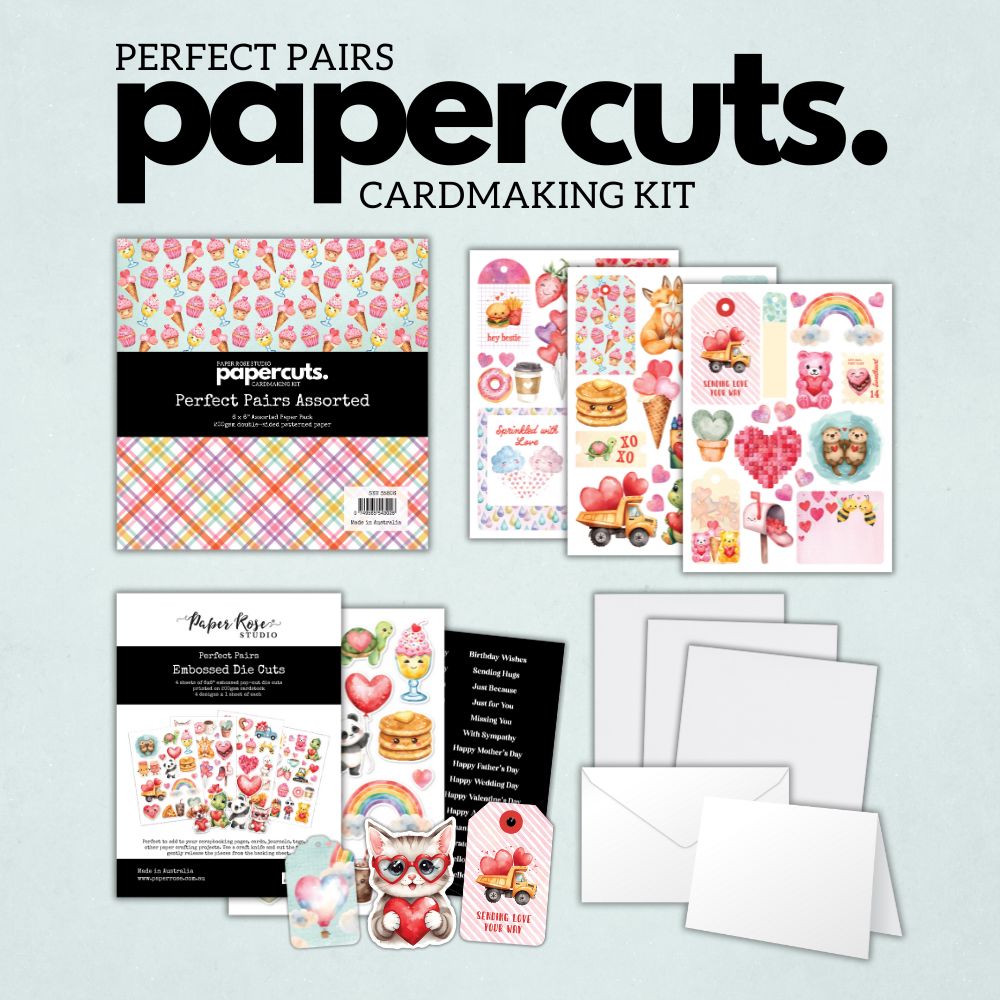 Perfect Pairs Papercuts Cardmaking Kit 35806 - Paper Rose Studio