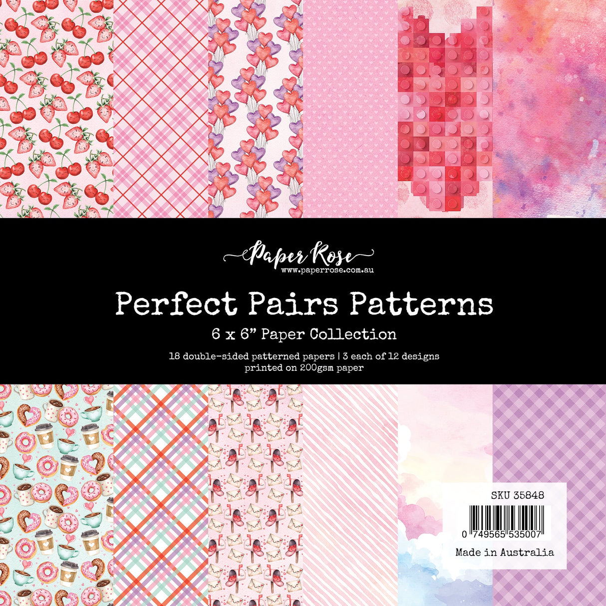 Perfect Pairs Patterns 6x6 Paper Collection 35848