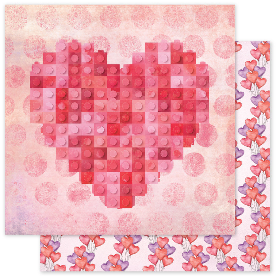 Perfect Pairs Patterns D 12x12 Paper (12 pc Bulk Pack) 35863 - Paper Rose Studio