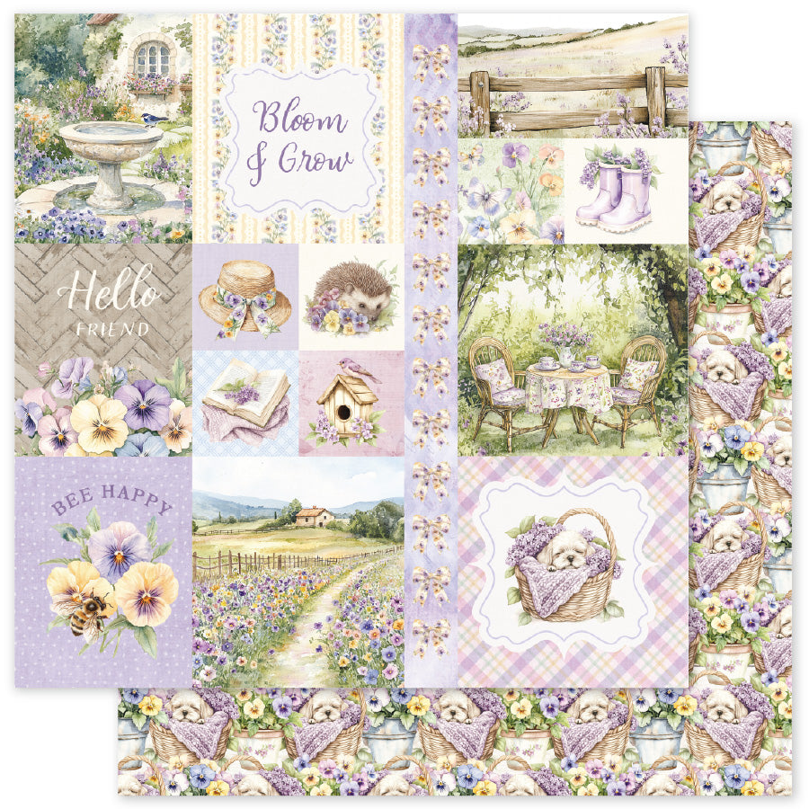 Petals & Pansies A 12x12 Paper (12 pc Bulk Pack) 36373