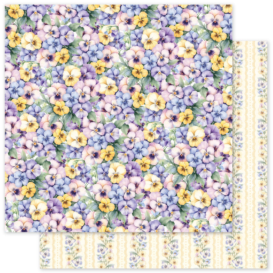 Petals & Pansies Basics F 12x12 Paper (12 pc Bulk Pack) 36421