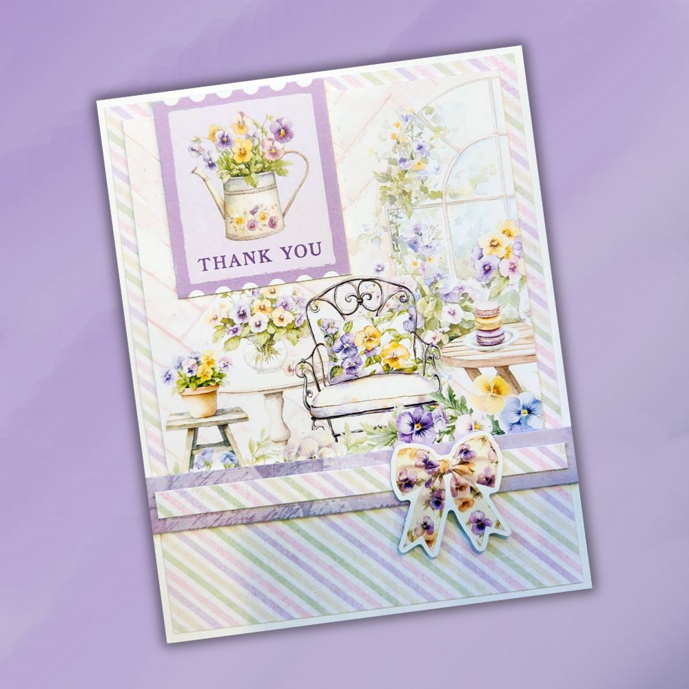 Petals & Pansies Papercuts Cardmaking Kit 36397