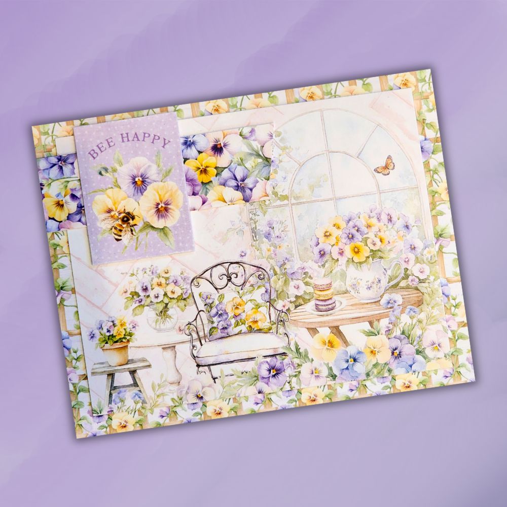 Petals & Pansies Papercuts Cardmaking Kit 36397
