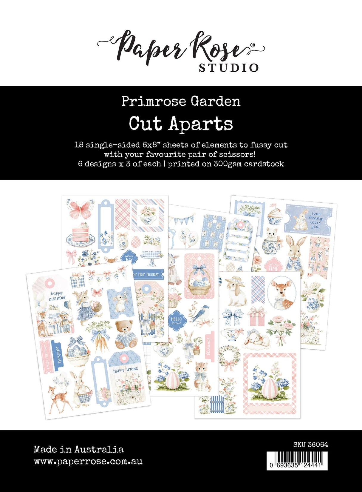 Primrose Garden 6 x 8" Cut Aparts 36064 - Paper Rose Studio