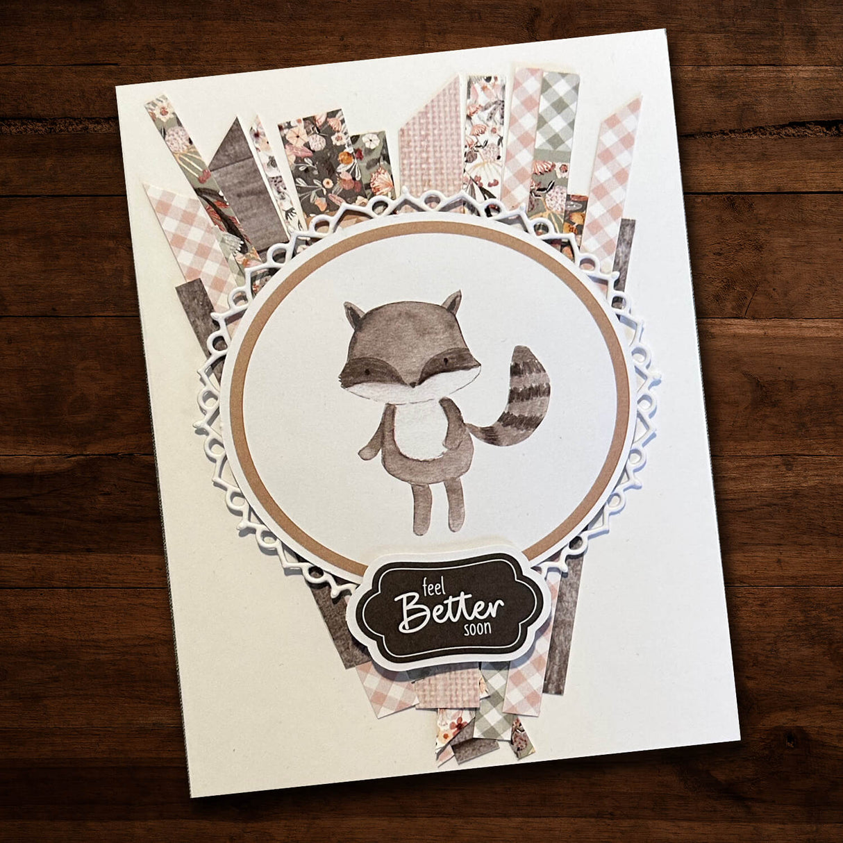 Woodland Friends 6x8" Quick Cards Collection 29982 Die Example 6