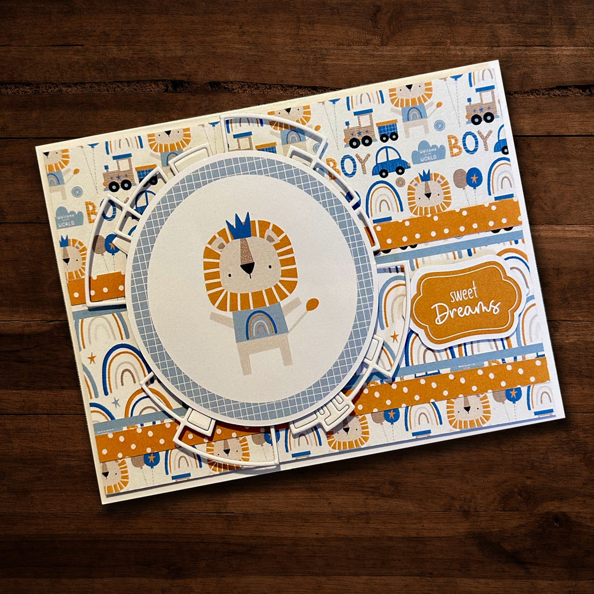 Hello Little Boy 6x8" Die Cuts & Sentiments 29994 - Paper Rose Studio