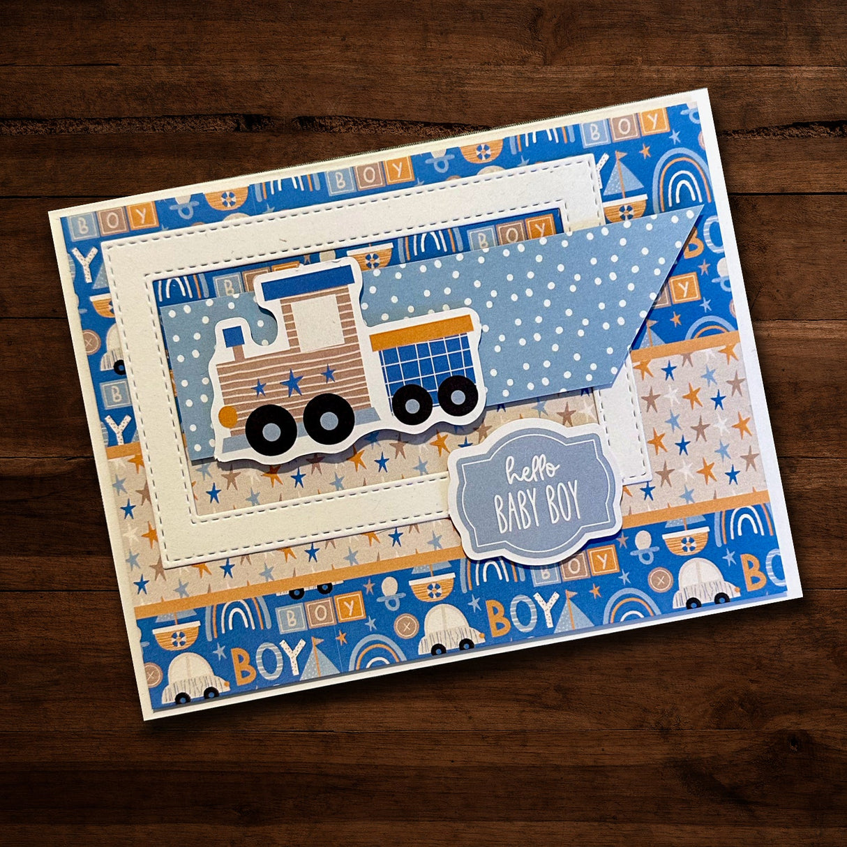 Hello Little Boy 6x8" Die Cuts & Sentiments 29994 - Paper Rose Studio