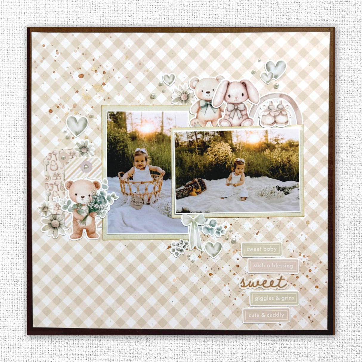 Boho Baby Embossed Die Cuts 35092 - Paper Rose Studio