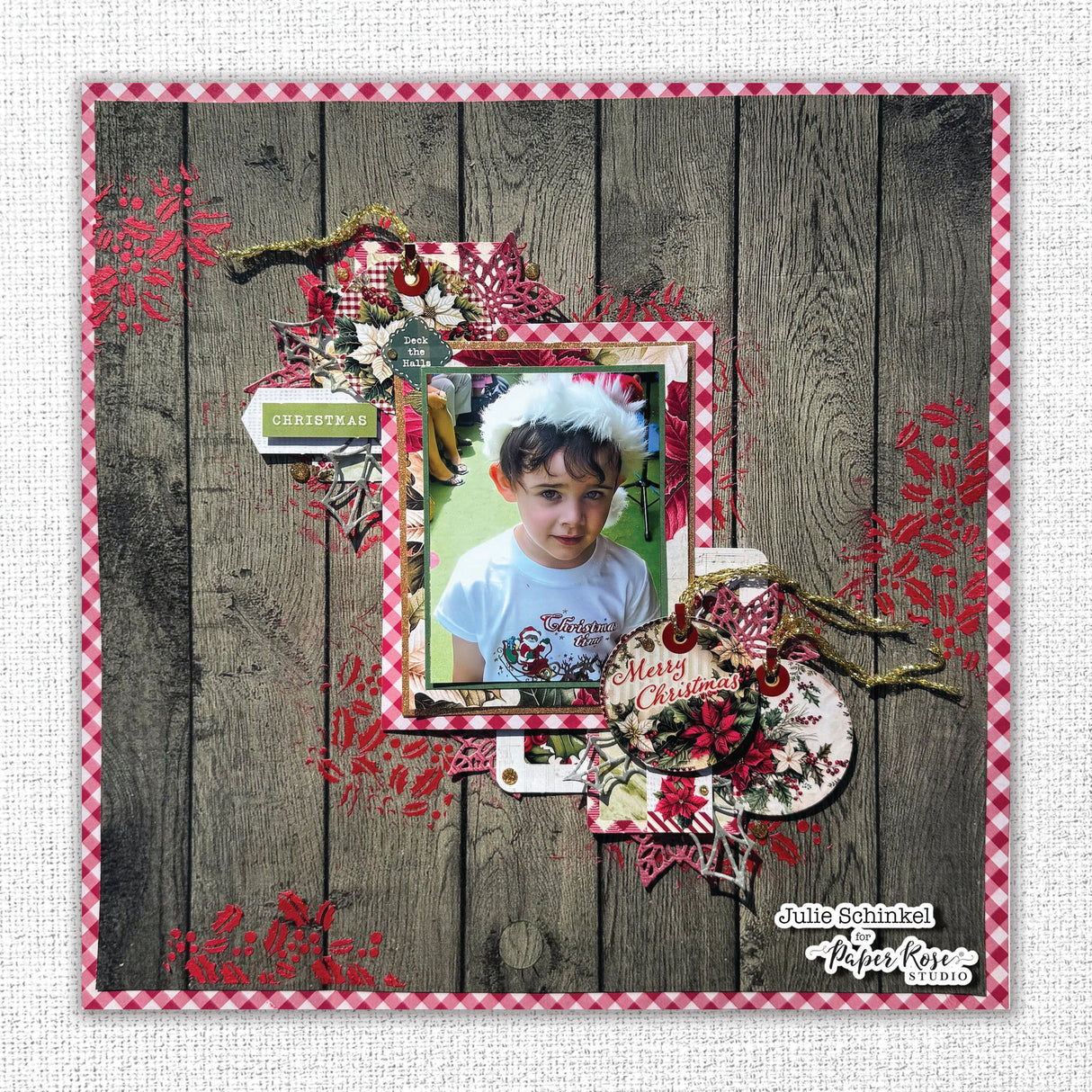 Holly 6x6" Stencil 19721 - Paper Rose Studio