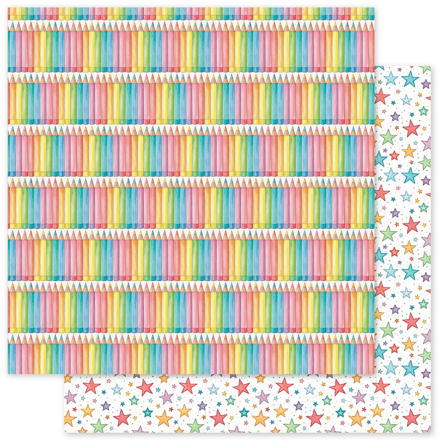 School Days Basics E 12x12 Paper (12 pc Bulk Pack) 36520