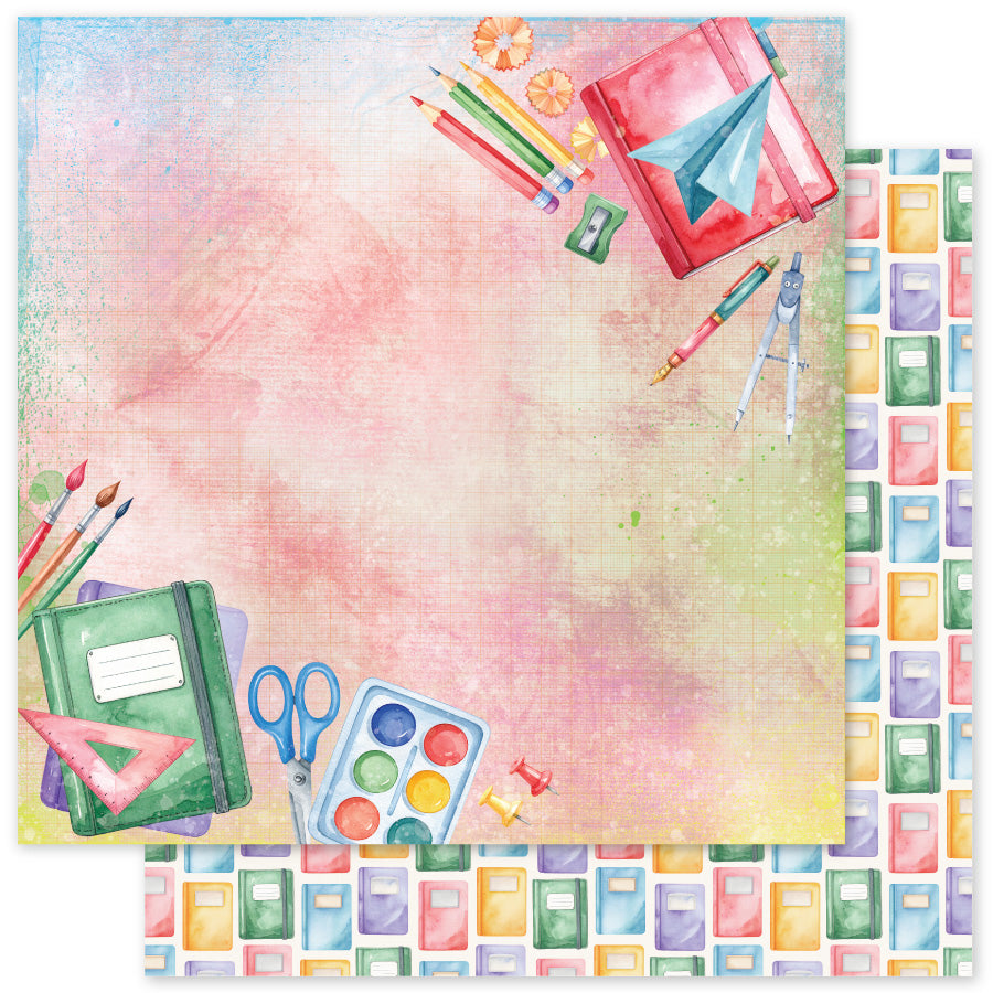 School Days F 12x12 Paper (12 pc Bulk Pack) 36490