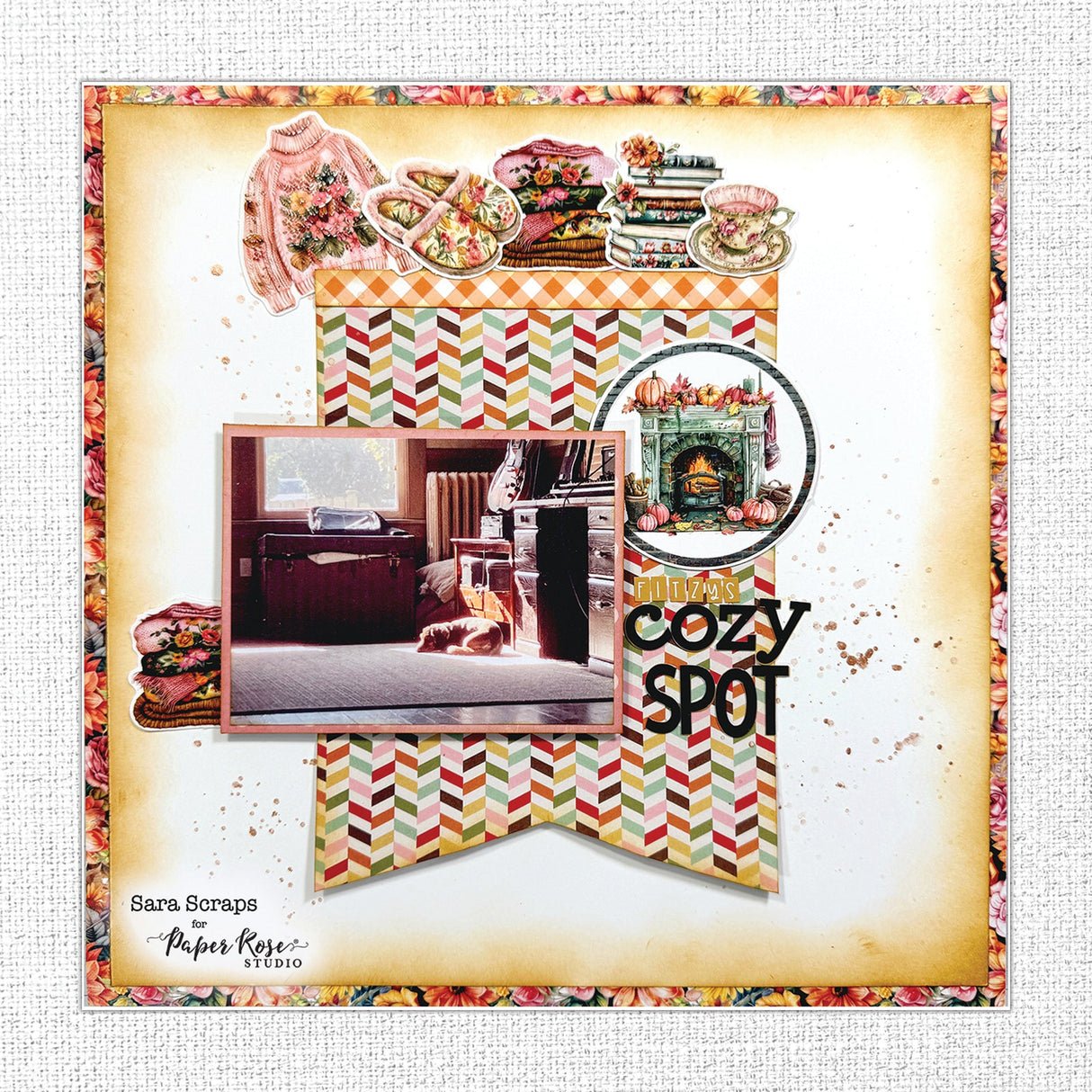 Cozy Fall 6x8" Die Cuts & Sentiments 32727 - Paper Rose Studio