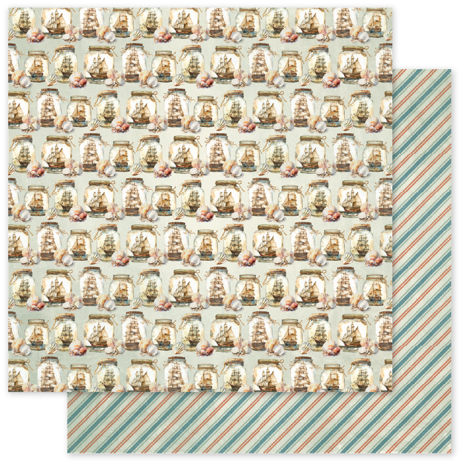 Seaside Memories E 12x12 Paper (12 pc Bulk Pack) 33765 - Paper Rose Studio