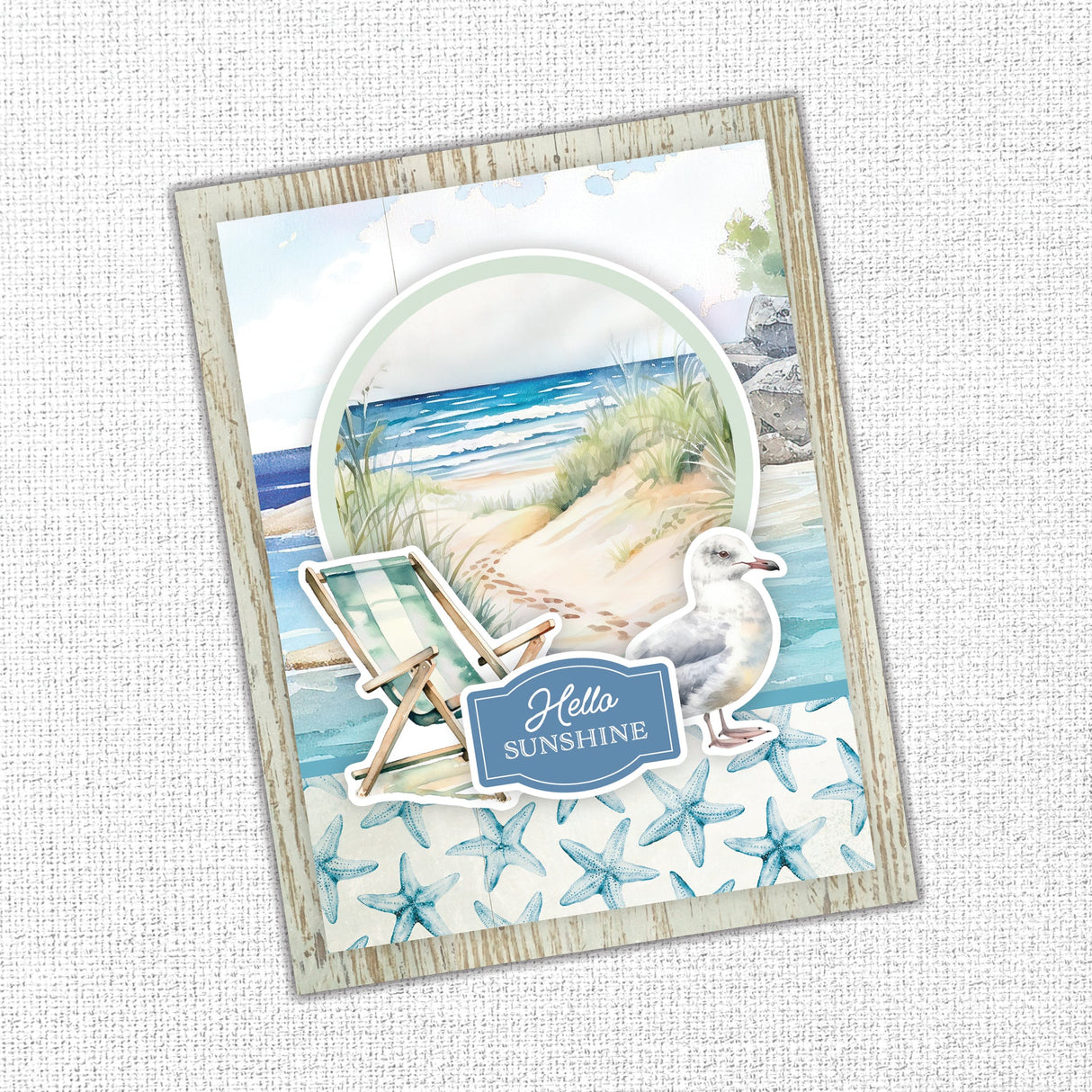 Seaside Memories 6x8" Quick Cards Kit 33804 - Paper Rose Studio