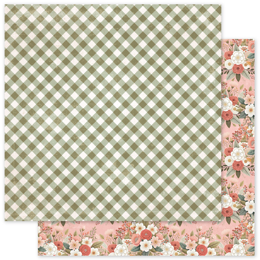 Strawberry Friends Basics D 12x12 Paper (12pc Bulk Pack) 34896 - Paper Rose Studio