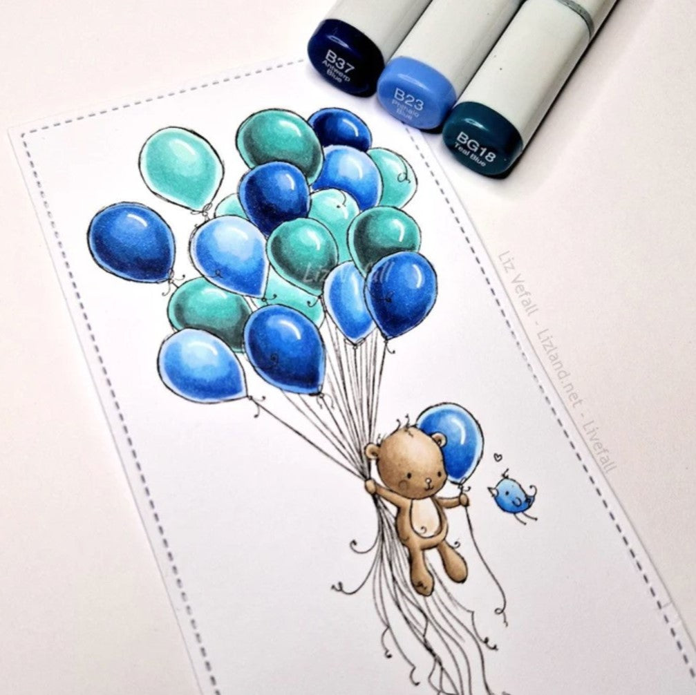 Teddy's Balloons Metal Die 30688 - Paper Rose Studio