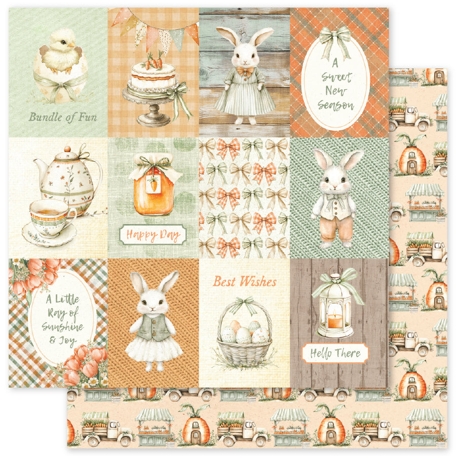 The Carrot Patch E 12x12 Paper (12 pc Bulk Pack) 36268 - Paper Rose Studio