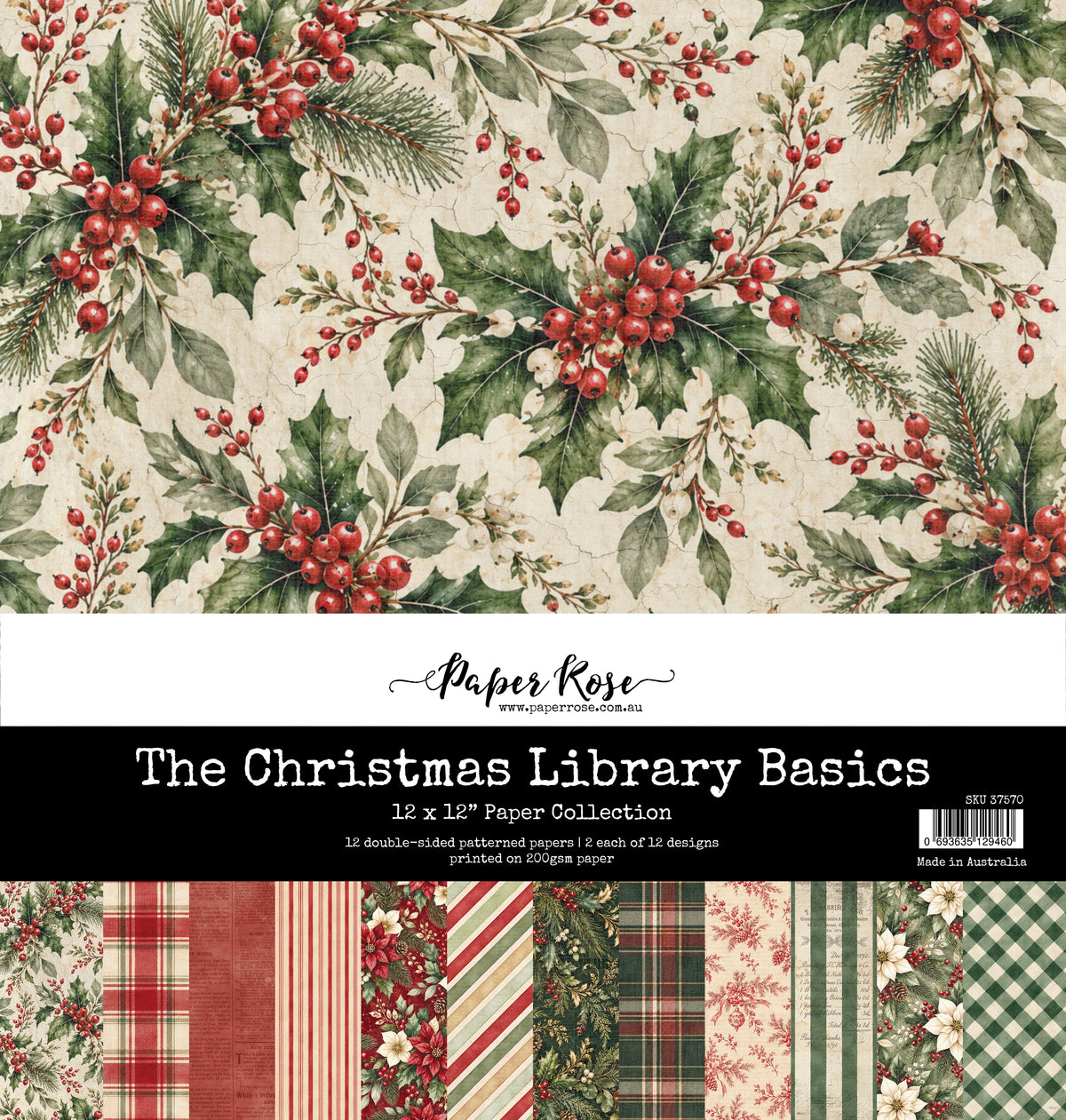 The Christmas Library Basics 12x12 Paper Collection 37570