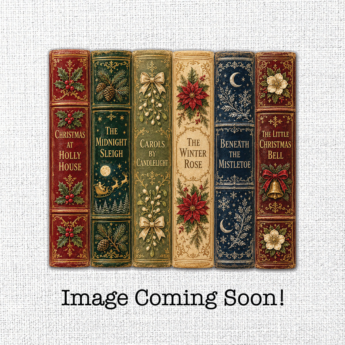 The Christmas Library Embossed Die Cuts 37603