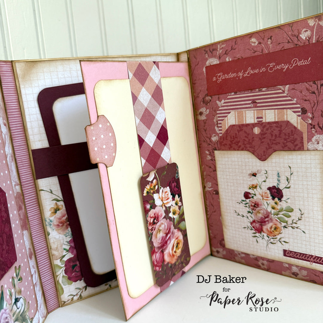 Vintage Rose Embossed Die Cuts 33645 - Paper Rose Studio