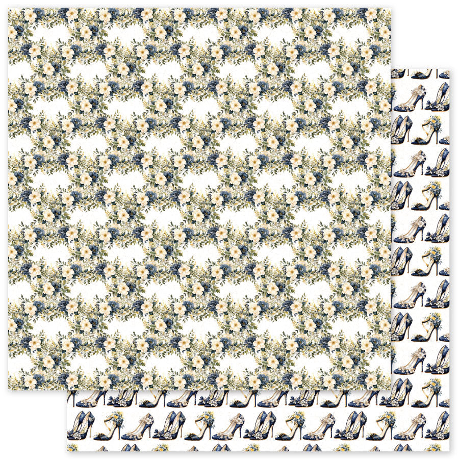 Wedding Blooms Basics 2.0 D 12x12 Paper (12pc Bulk Pack) 34497 - Paper Rose Studio