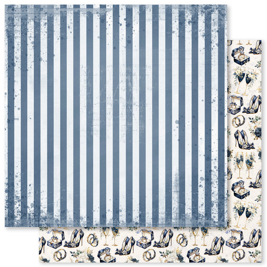 Wedding Blooms 2.0 D 12x12 Paper (12pc Bulk Pack) 34449 - Paper Rose Studio