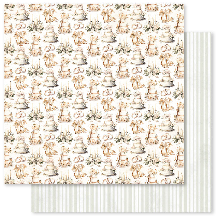 Wedding Joy C 12x12 Paper (12pc Bulk Pack) 34197 - Paper Rose Studio