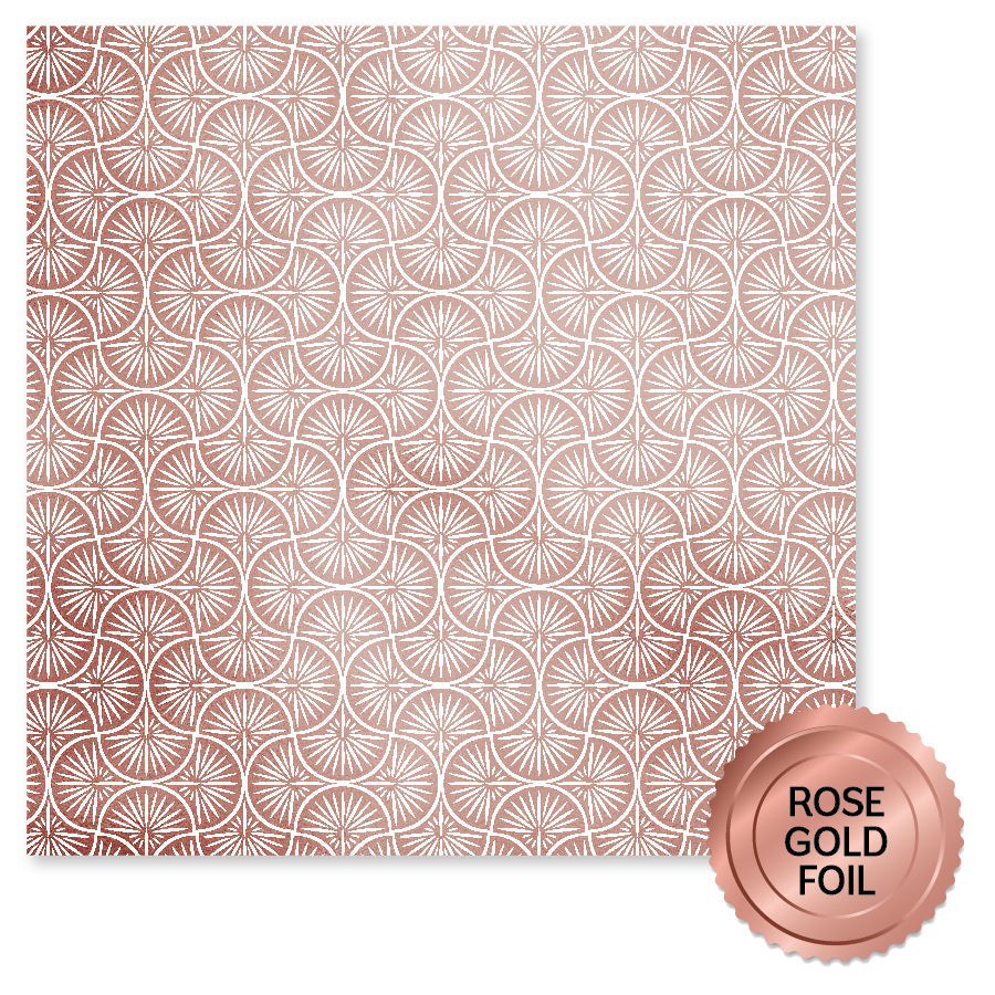 Wedding Joy Rose Gold Foil A 12x12 Paper (6pc Bulk Pack) 34560 (Copy) - Paper Rose Studio