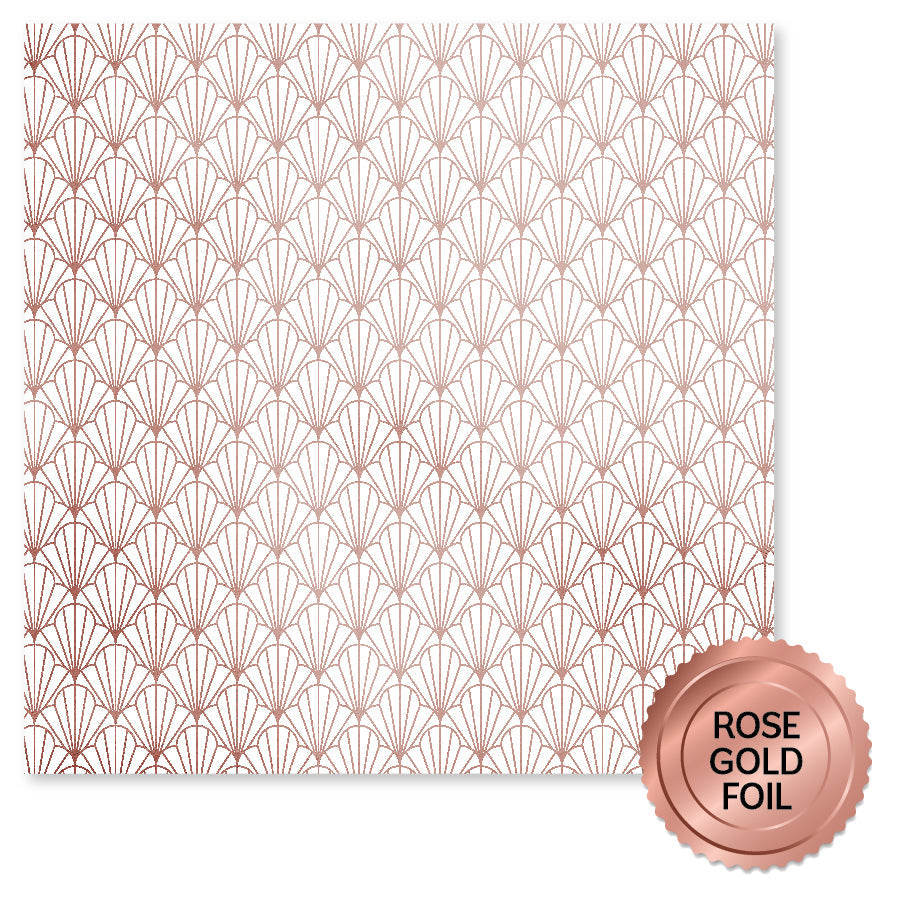 Wedding Joy Rose Gold Foil F 12x12 Paper (6pc Bulk Pack) 34575 (Copy) - Paper Rose Studio