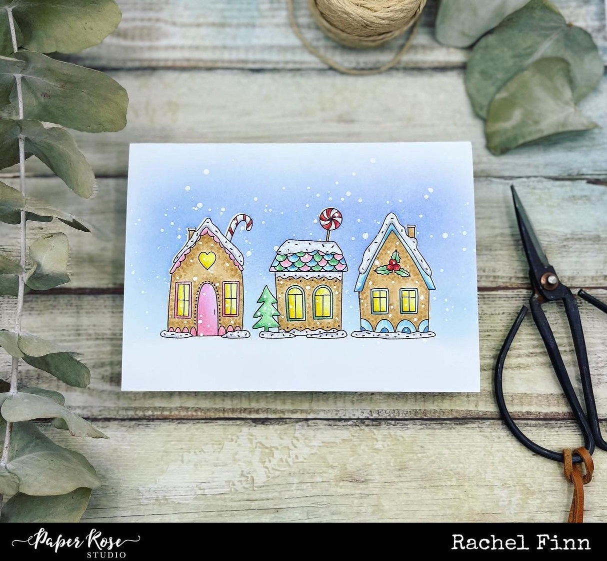 Bella's Sweet Gingerbread House Clear Stamp 31268 - Paper Rose Studio