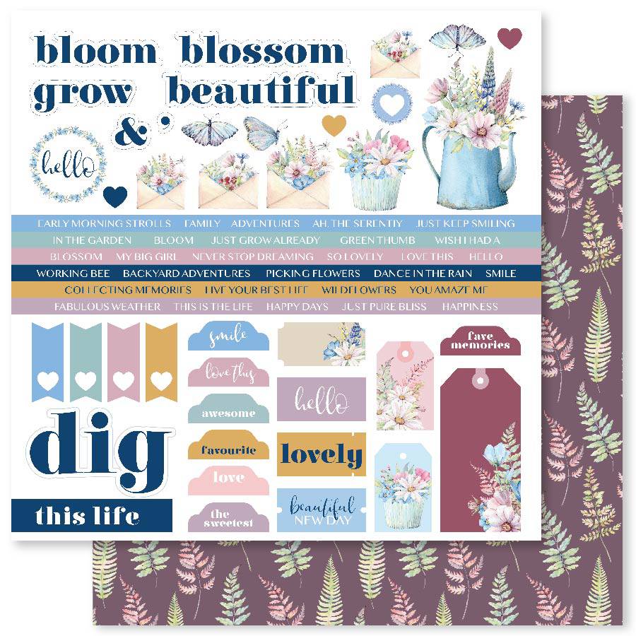 Arabella's Garden 12x12 Paper Collection 21549 - Paper Rose Studio