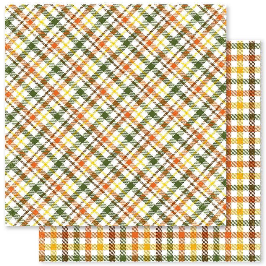 Autumn Plaid A 12x12 Paper (12pc Bulk Pack) 20264 - Paper Rose Studio