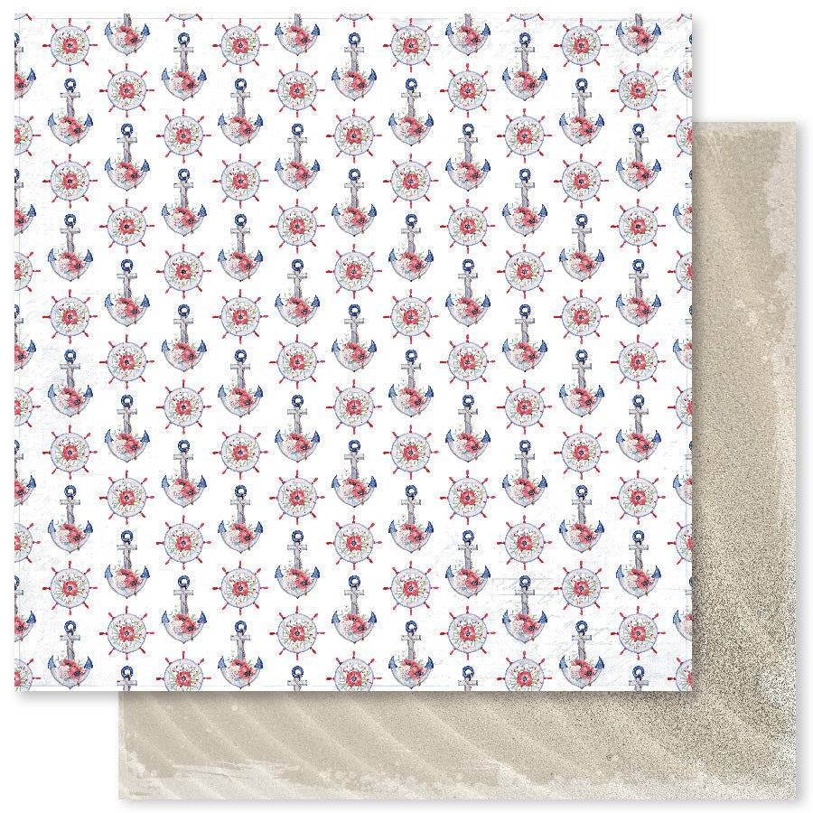 Beach Getaway B 12x12 Paper (12pc Bulk Pack) 20144 - Paper Rose Studio