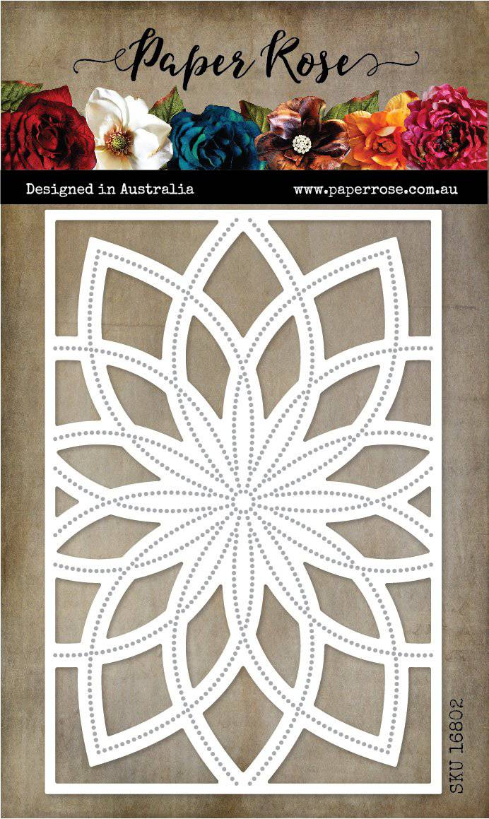 Bloom Layered Background 1, 2 & 3 Metal Cutting Die Set 16799 16802 16805 DISCONTINUED - Paper Rose Studio