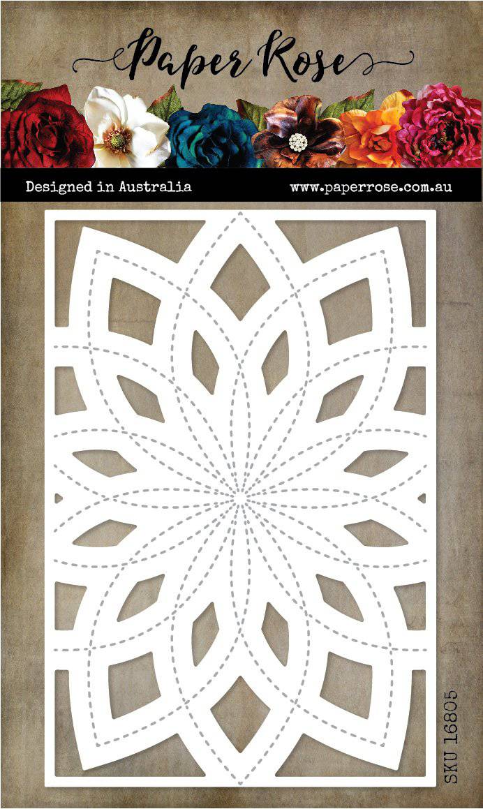 Bloom Layered Background 1, 2 & 3 Metal Cutting Die Set 16799 16802 16805 DISCONTINUED - Paper Rose Studio