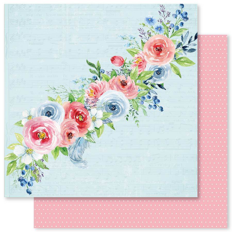 Bluebird Song B 12x12 Paper (12pc Bulk Pack) 26938 - Paper Rose Studio