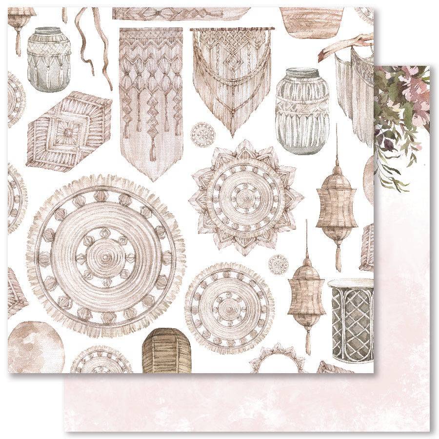 Boho Wedding D 12x12 Paper (12pc Bulk Pack) 29113 - Paper Rose Studio