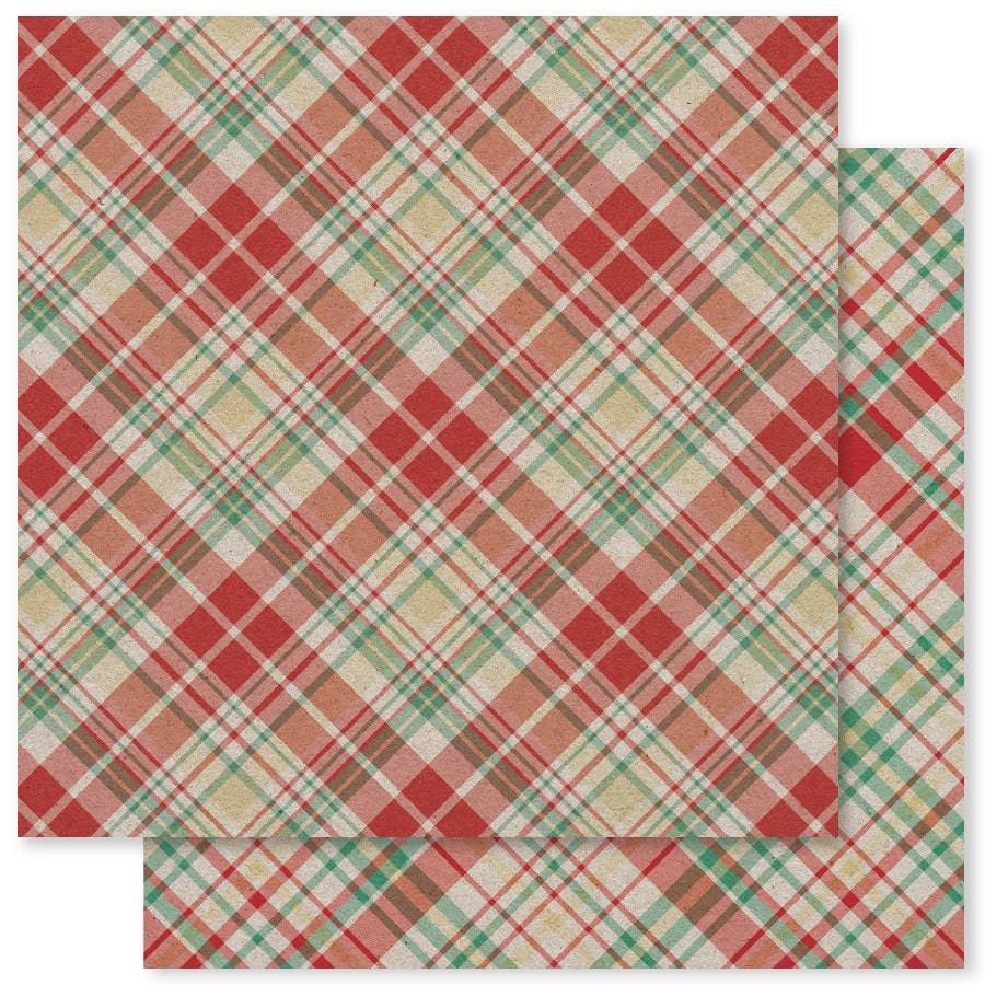 Christmas Plaid 12x12 Paper Collection 19958 - Paper Rose Studio