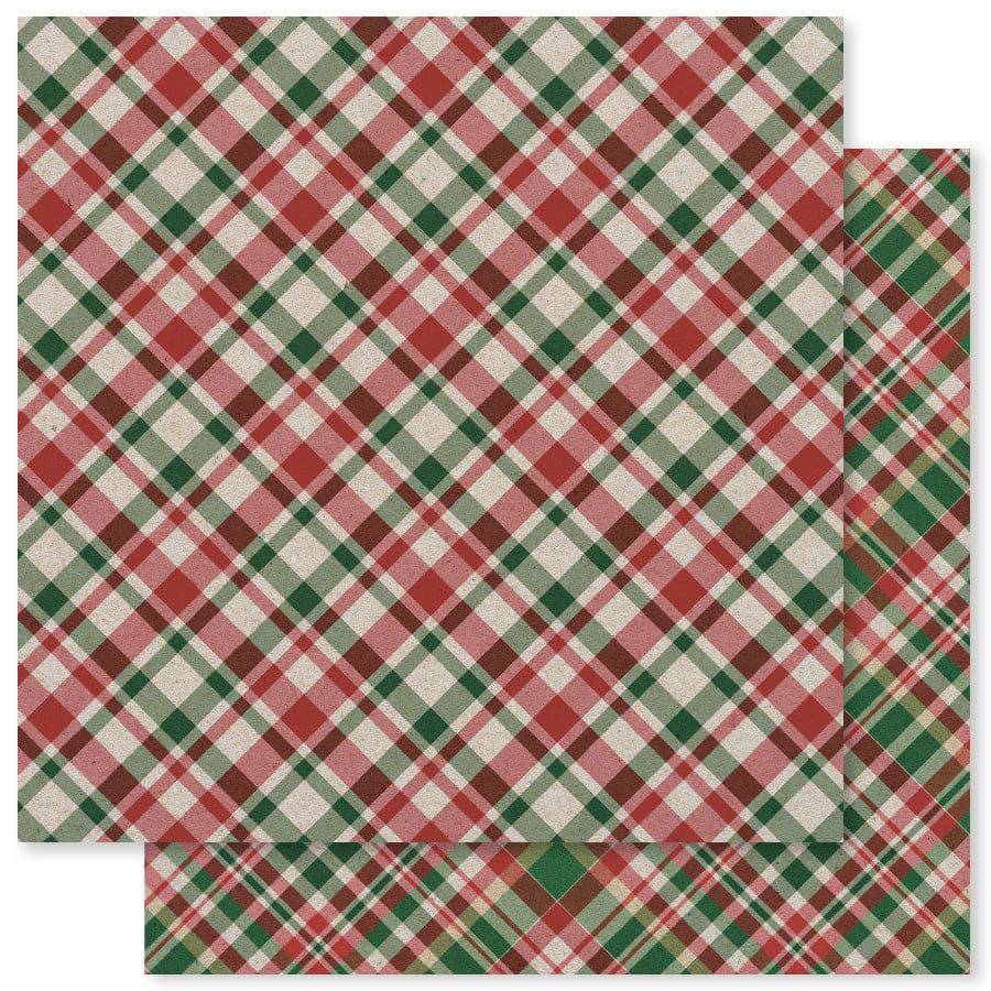 Christmas Plaid 12x12 Paper Collection 19958 - Paper Rose Studio