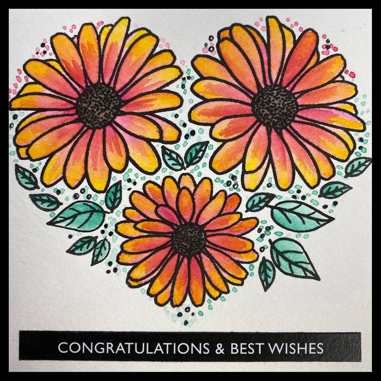 Daisy Days 4x4" Clear Stamp Set 18490 - Paper Rose Studio