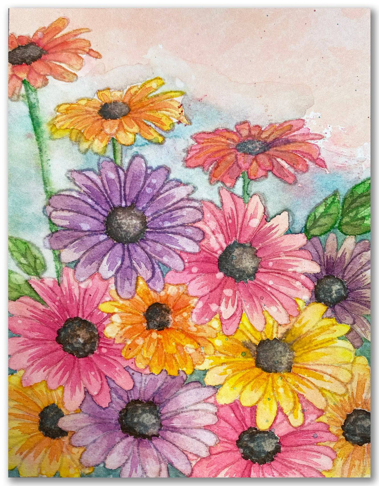 Daisy Days 4x4" Clear Stamp Set 18490 - Paper Rose Studio