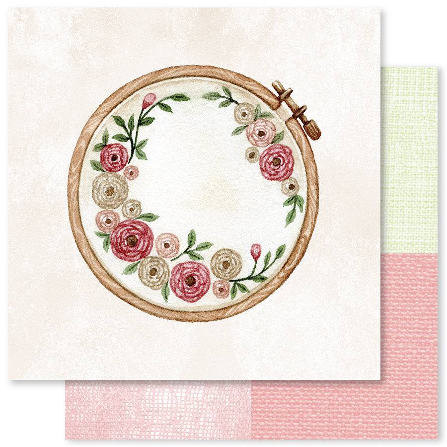 Embroidery E 12x12 Paper (12pc Bulk Pack) 27082 - Paper Rose Studio