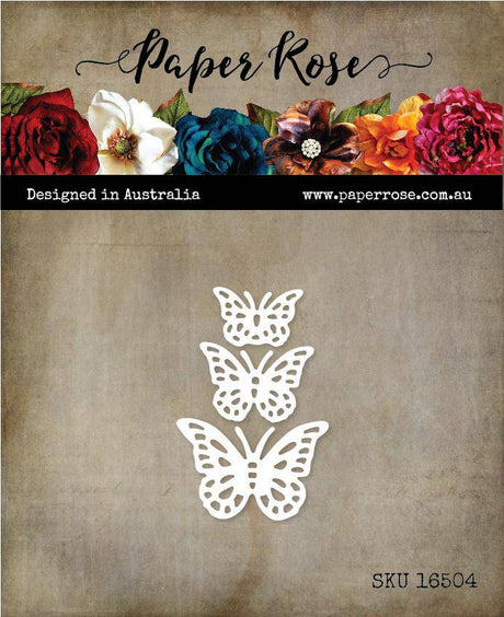 Fancy Butterflies Metal Cutting Dies 16504 - Paper Rose Studio
