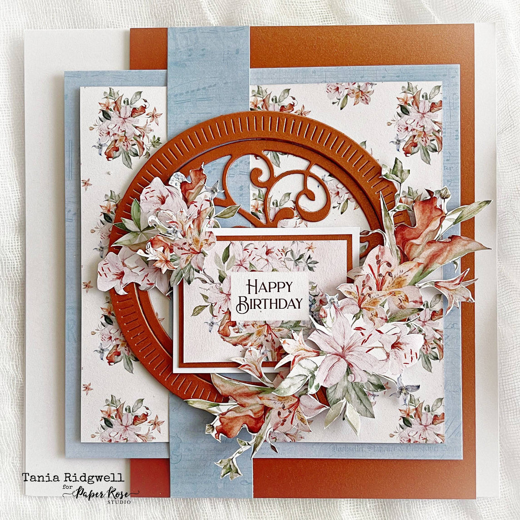 Flourish Circle Metal Cutting Die 26917 - Paper Rose Studio