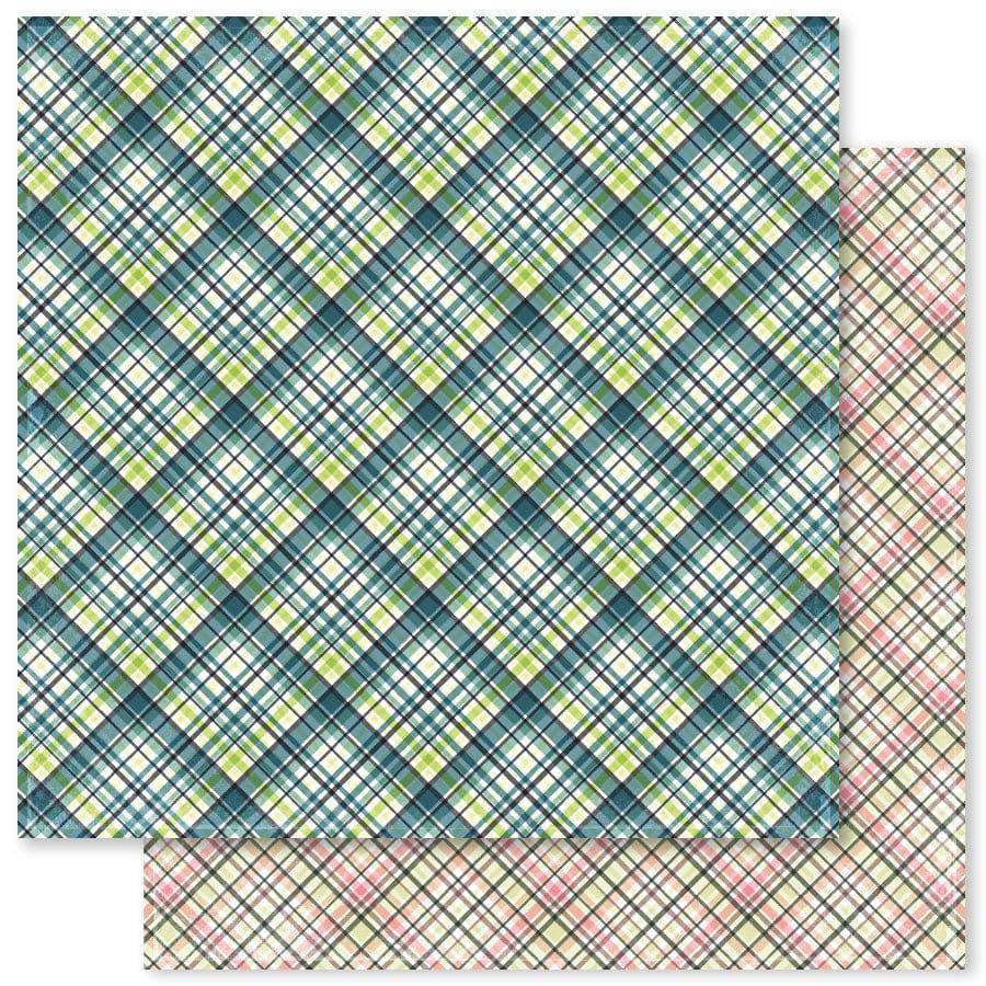 Fun Plaid B 12x12 Paper (12pc Bulk Pack) 20483 - Paper Rose Studio