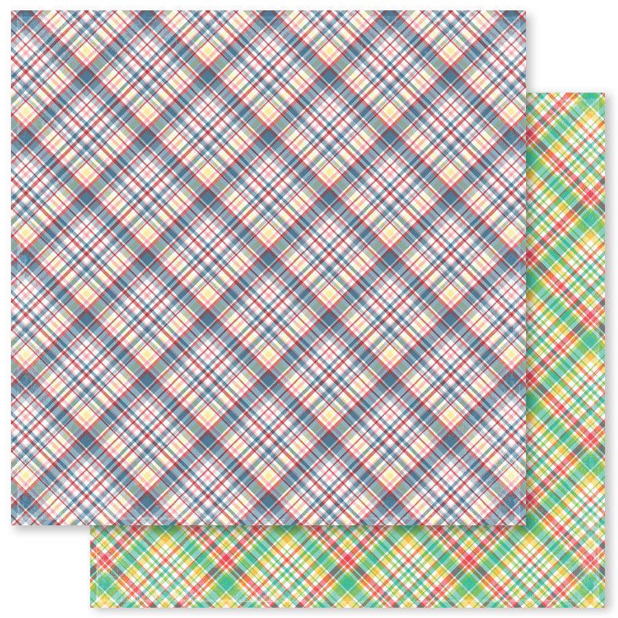 Fun Plaid C 12x12 Paper (12pc Bulk Pack) 20486 - Paper Rose Studio